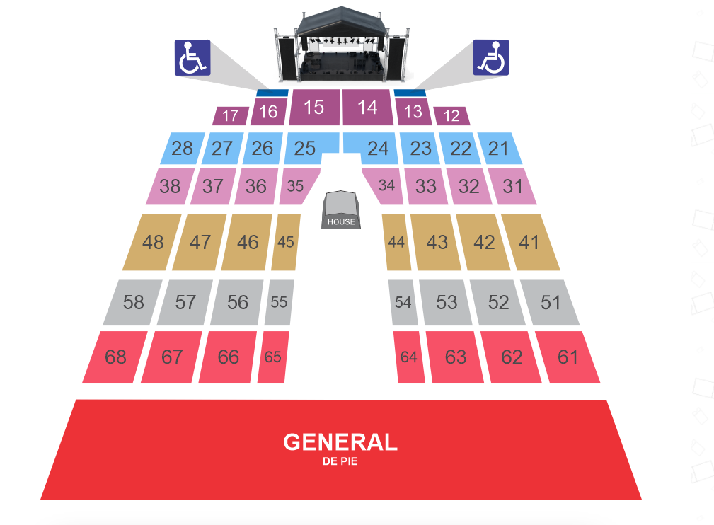 Mapa Explanada de la Feria