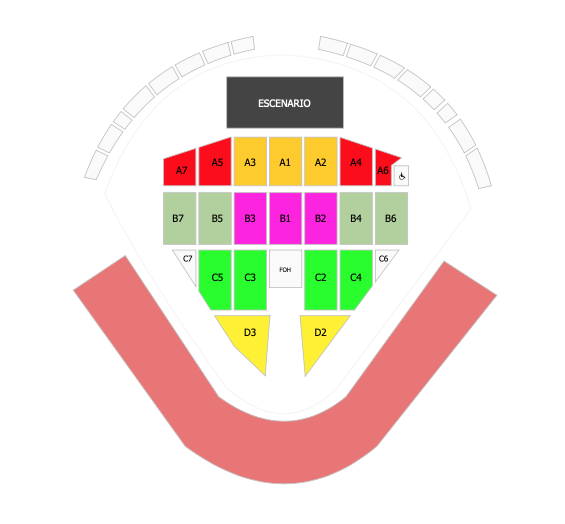Mapa Estadio Adolfo López Mateos