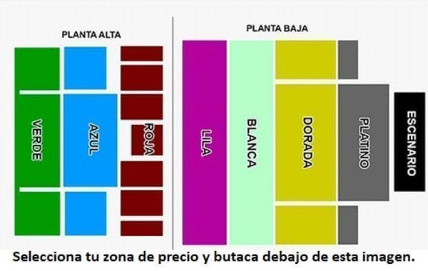 MAPA AUDITORIO COCA COLA LA ISLA MERIDA
