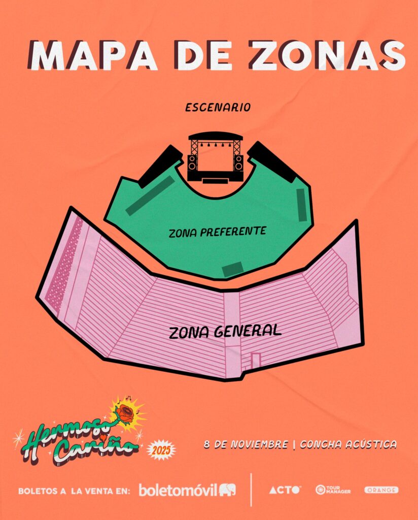 MAPA HERMOSO CARIÑO FESTIVAL 2025
