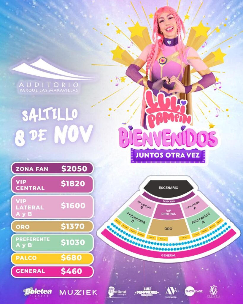 MAPA PRECIOS LULI PAMPIN SALTILLO 2025