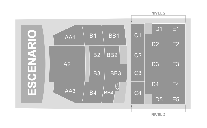 MAPA TEATRO METROPOLITAN