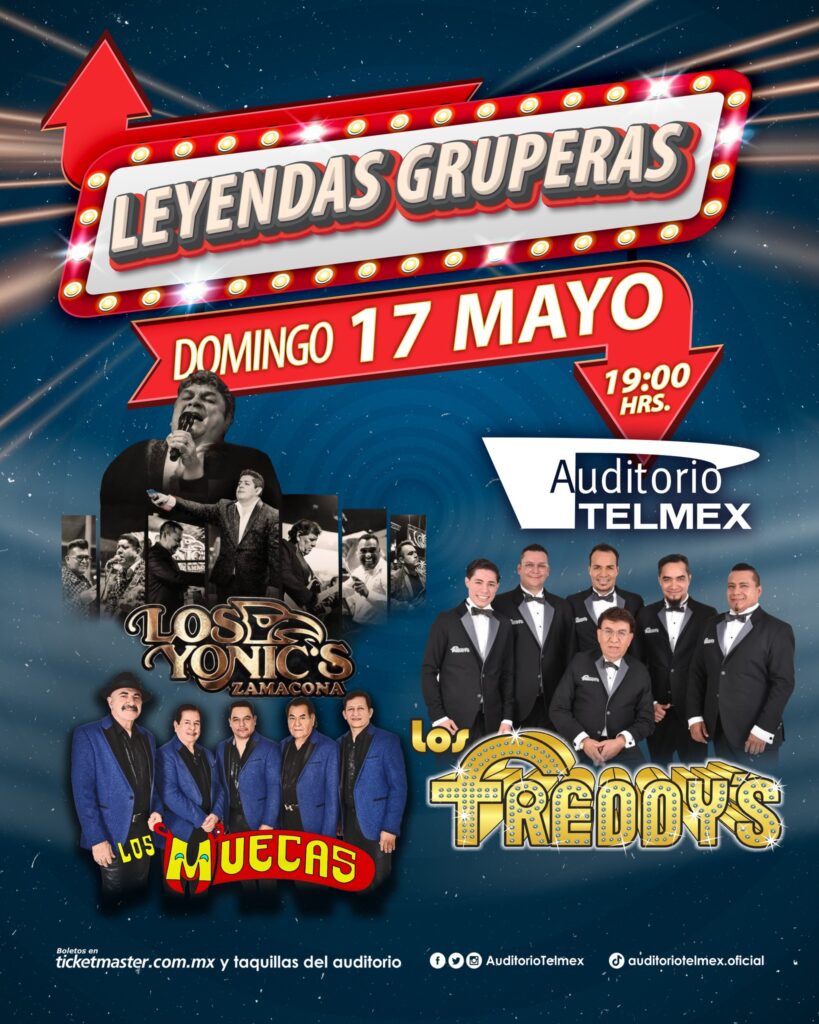 LEYENDAS GRUPERAS GUADALAJARA 2026 AUDITORIO TELMEX
