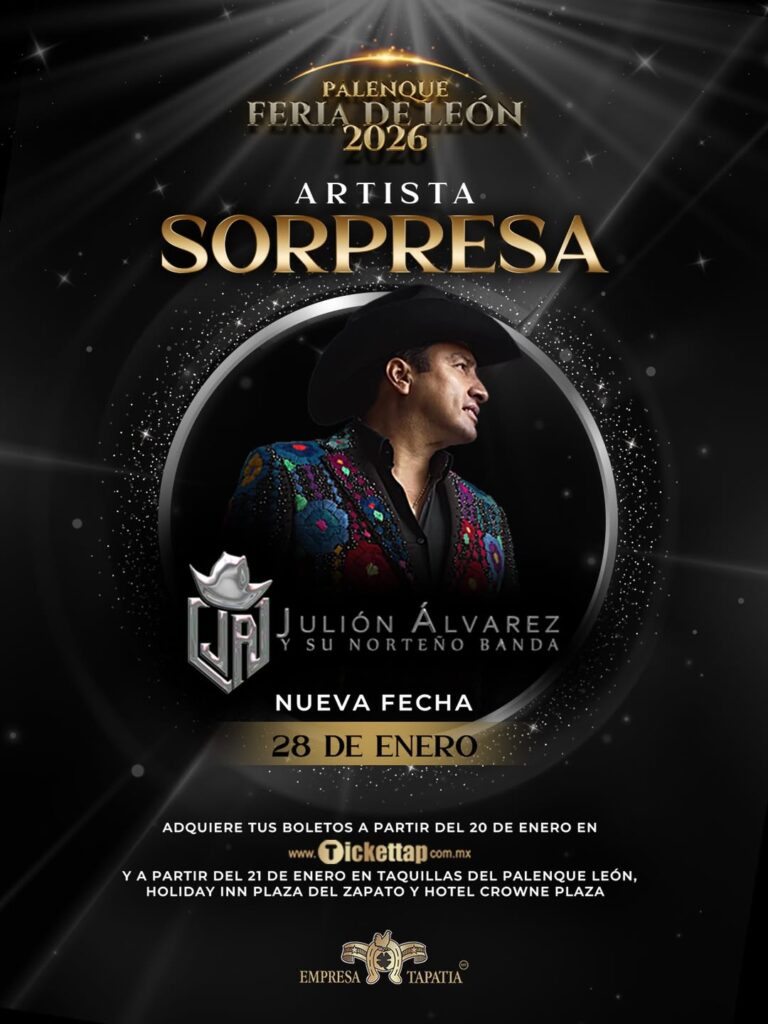 JULIÓN ÁLVAREZ PALENQUE DE LEÓN 2026