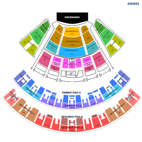 MAPA AUDITORIO NACIONAL