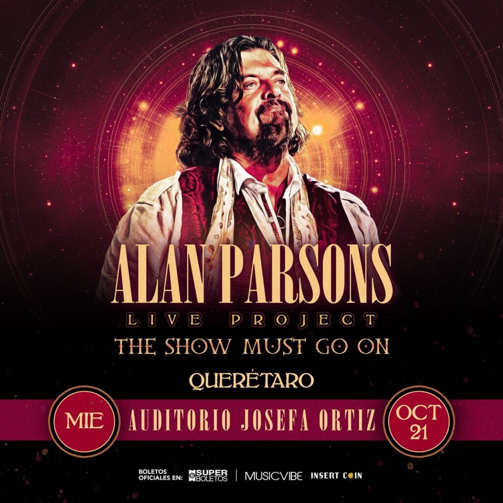 ALAN PARSONS QUERÉTARO 2026 AUDITORIO JOSEFA ORTÍZ
