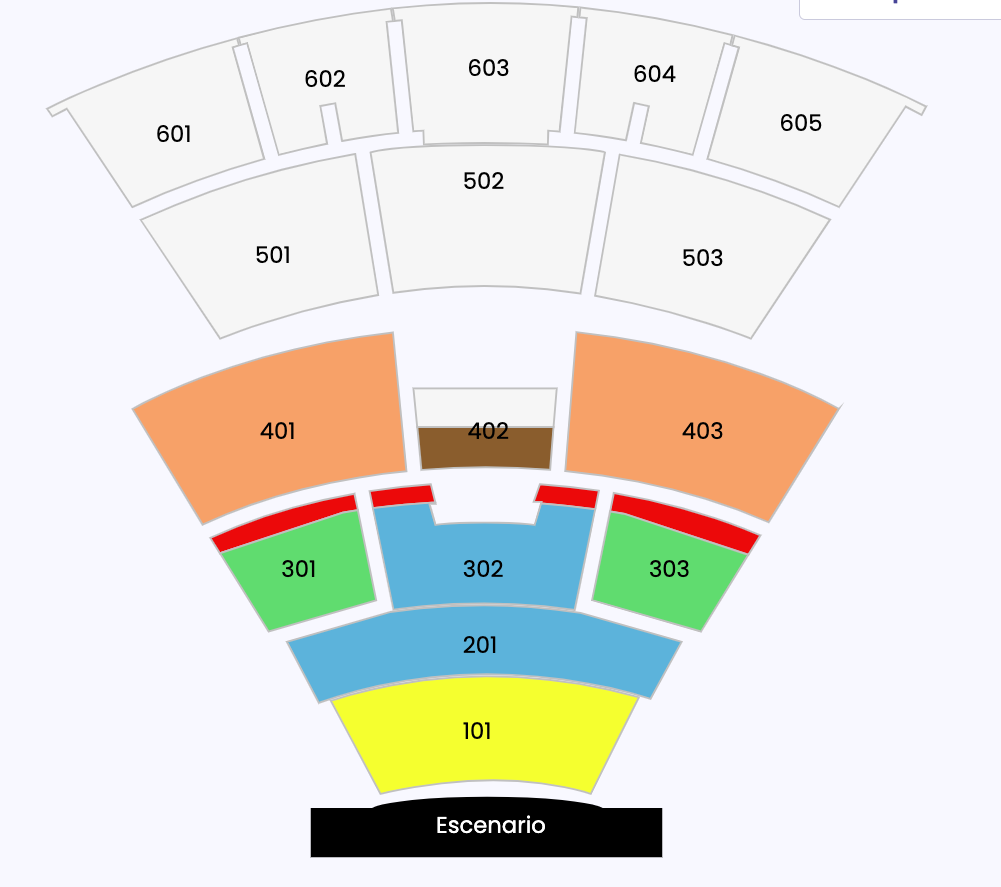 MAPA AUDITORIO METROPOLITANO PUEBLA