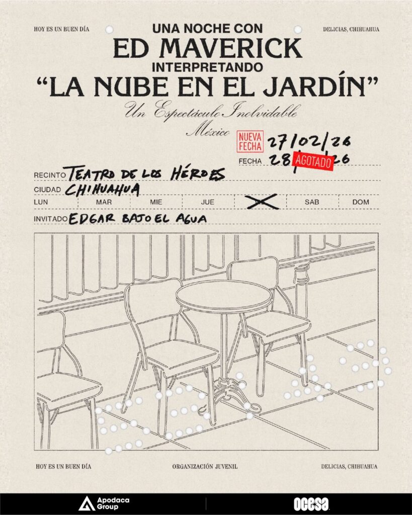 ED MAVERICK CHIHUAHUA 2026 TEATRO DE LOS HÉROES