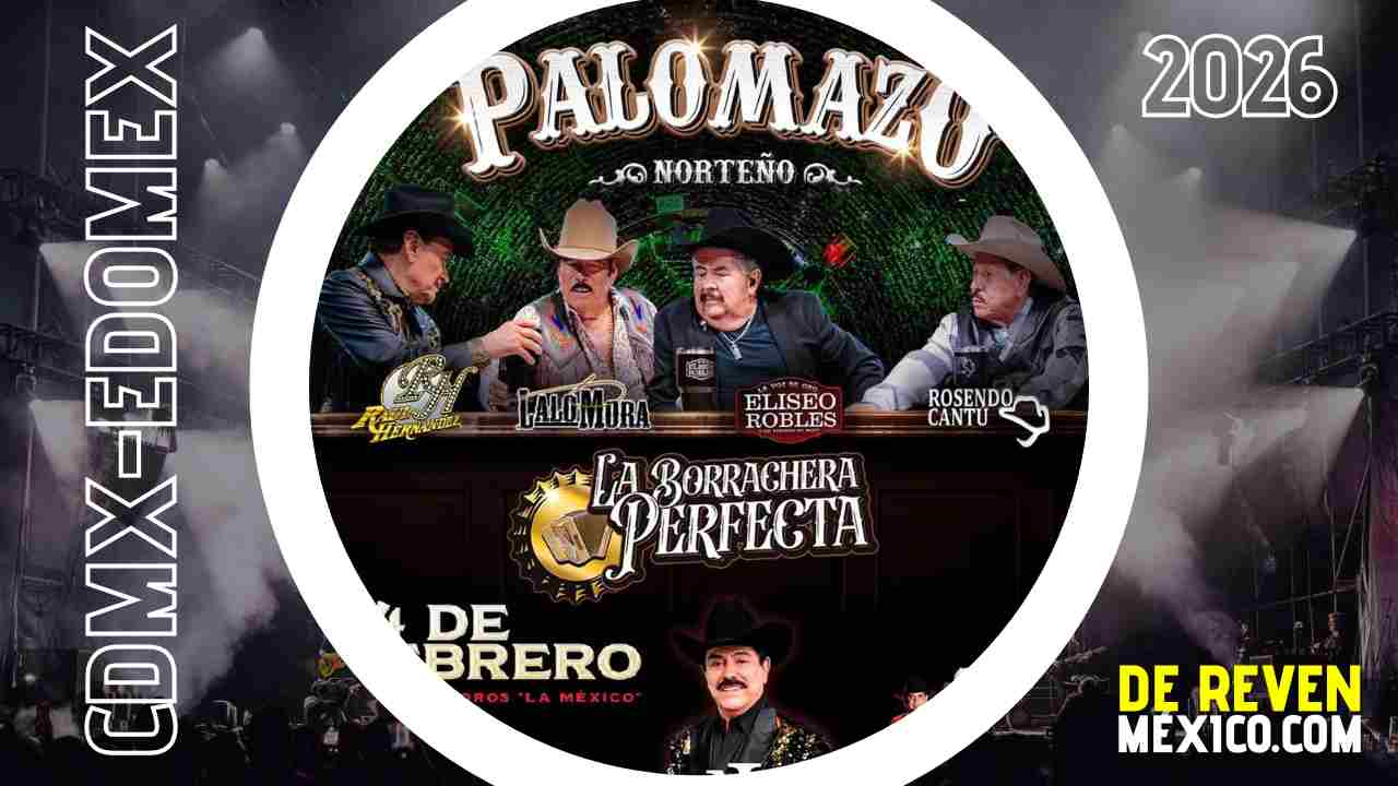 PALOMAZO NORTEÑO CDMX 2026 PLAZA DE TOROS LA MÉXICO