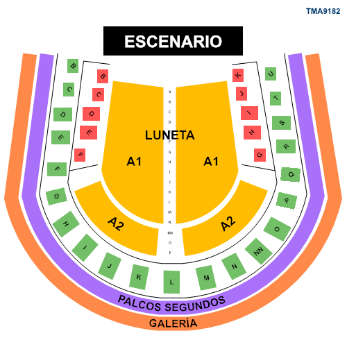 MAPA TEATRO MACEDONIO ALCALA