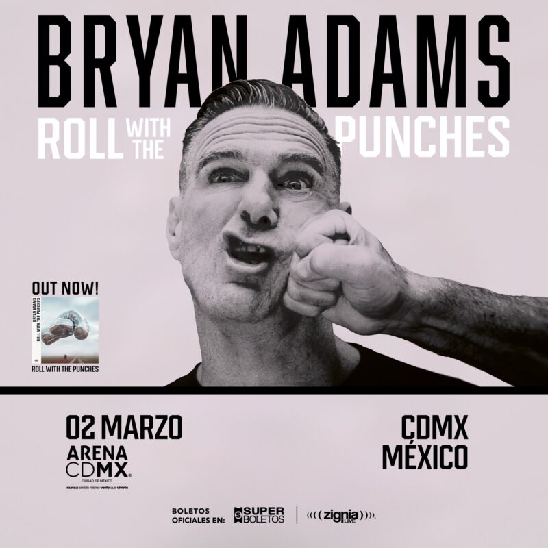 BRYAN ADAMS CDMX 2026 ARENA CDMX