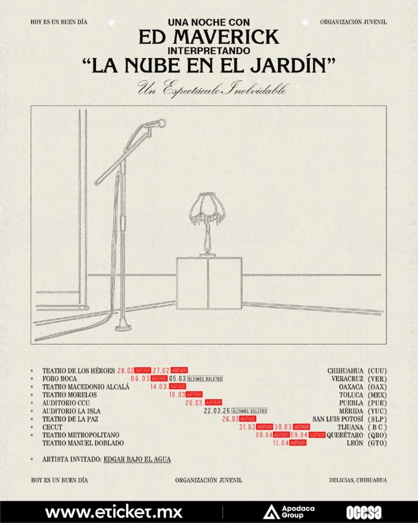MAPA PRECIOS ED MAVERICK OAXACA 2026 TEATRO MACEDONIO ALCALA