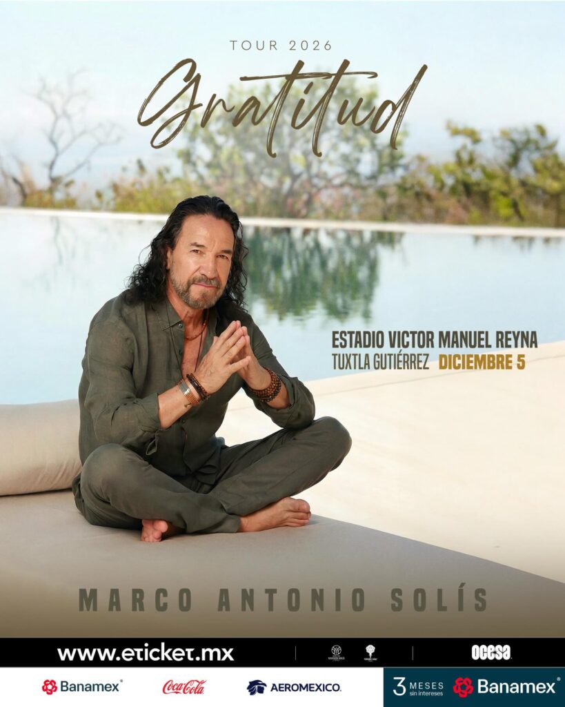 NUEVA FECHA MARCO ANTONIO SOLÍS TUXTLA GUTIÉRREZ 2026 ESTADIO VÍCTOR MANUEL REYNA