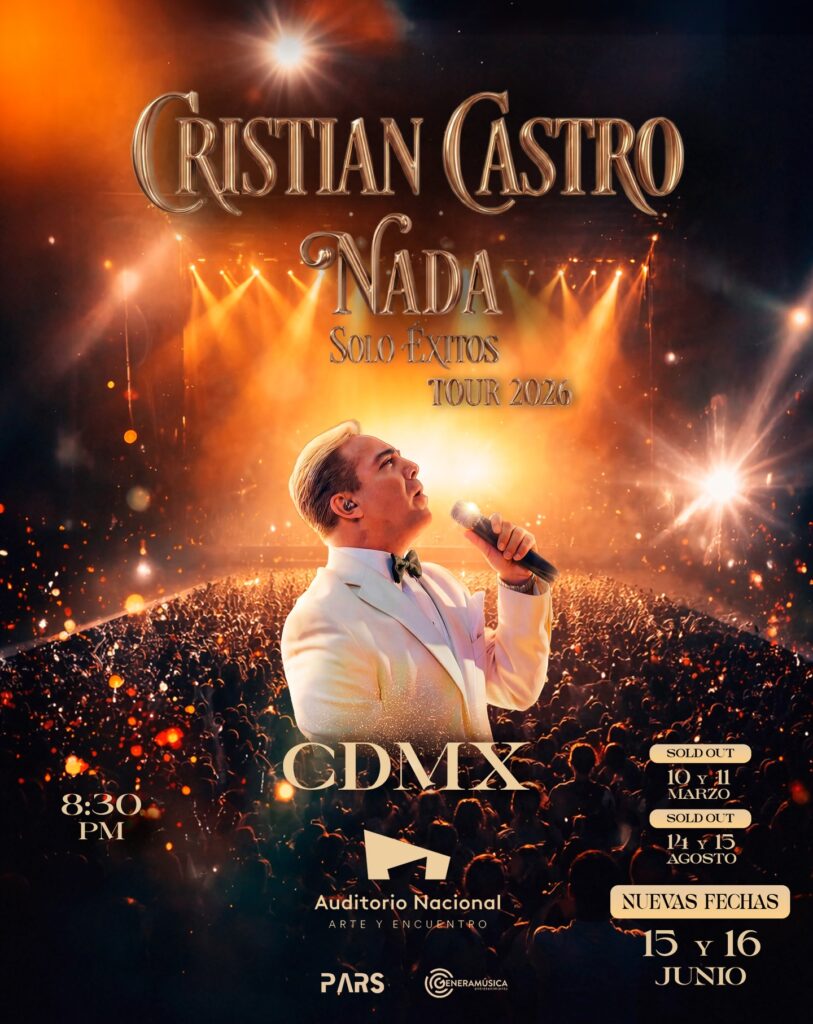 CRISTIAN CASTRO CDMX 2026 AUDITORIO NACIONAL