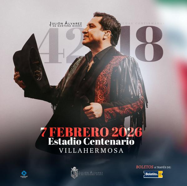 JULIÓN ÁLVAREZ VILLAHERMOSA 2026 ESTADIO CENTENARIO