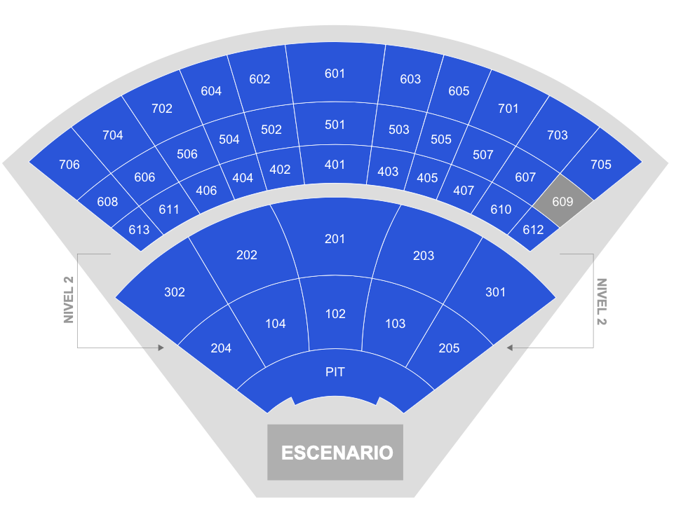 MAPA AUDITORIO TELMEX