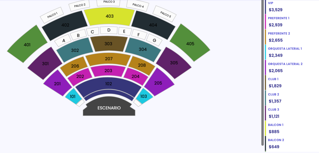 MAPA MARÍA JOSÉ ACAPULCO 2026 FORUM MUNDO IMPERIAL