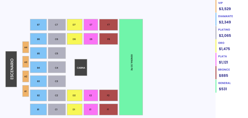 MAPA YANDEL SINFÓNICO LEÓN 2026 VELARIA DE LA FERIA