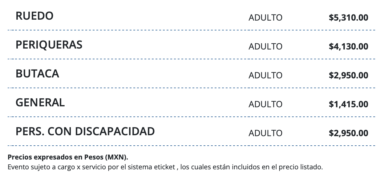 PRECIOS CARIN LEÓN CANCÚN 2026 PLAZA DE TOROS