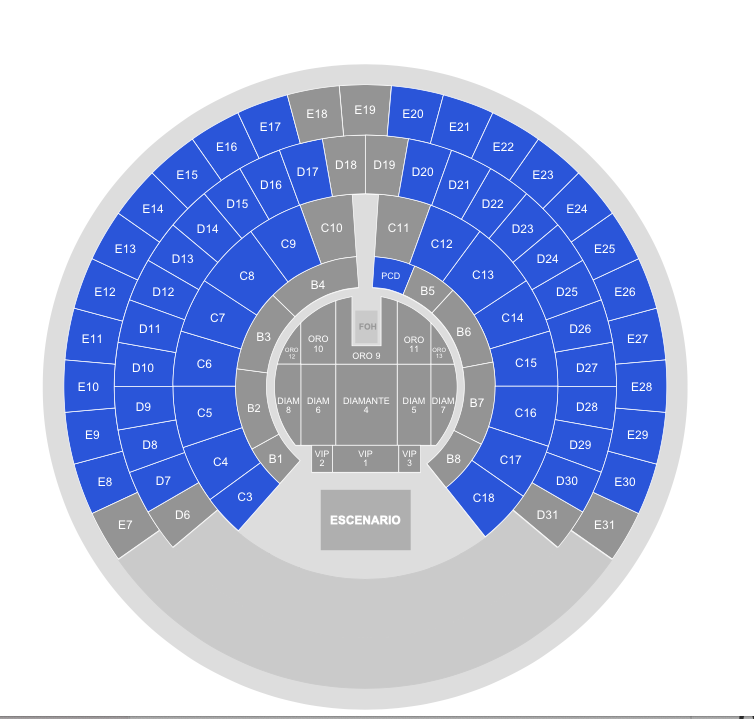 MAPA PALACIO DE LOS DEPORTES