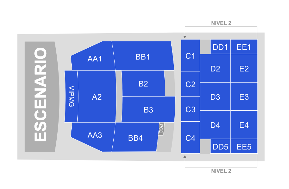 MAPA TEATRO METROPÓLITAN