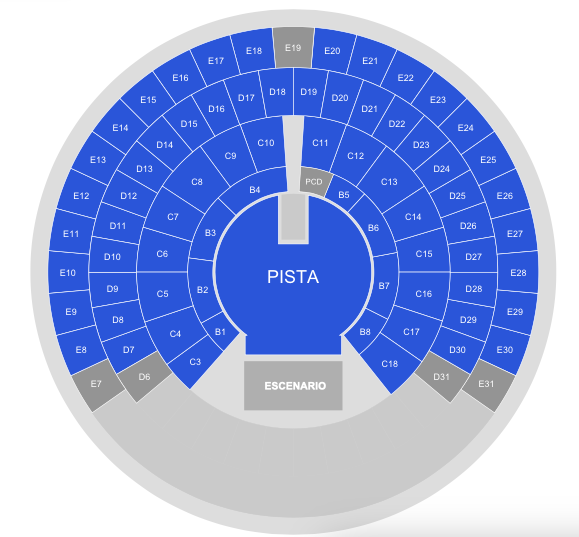 MAPA PALACIO DE LOS DEPORTES