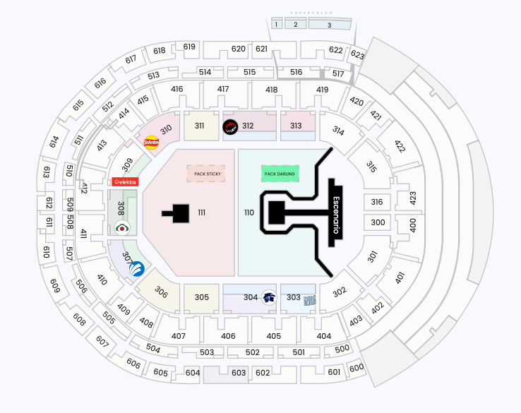 MAPA ARENA GUADALAJARA