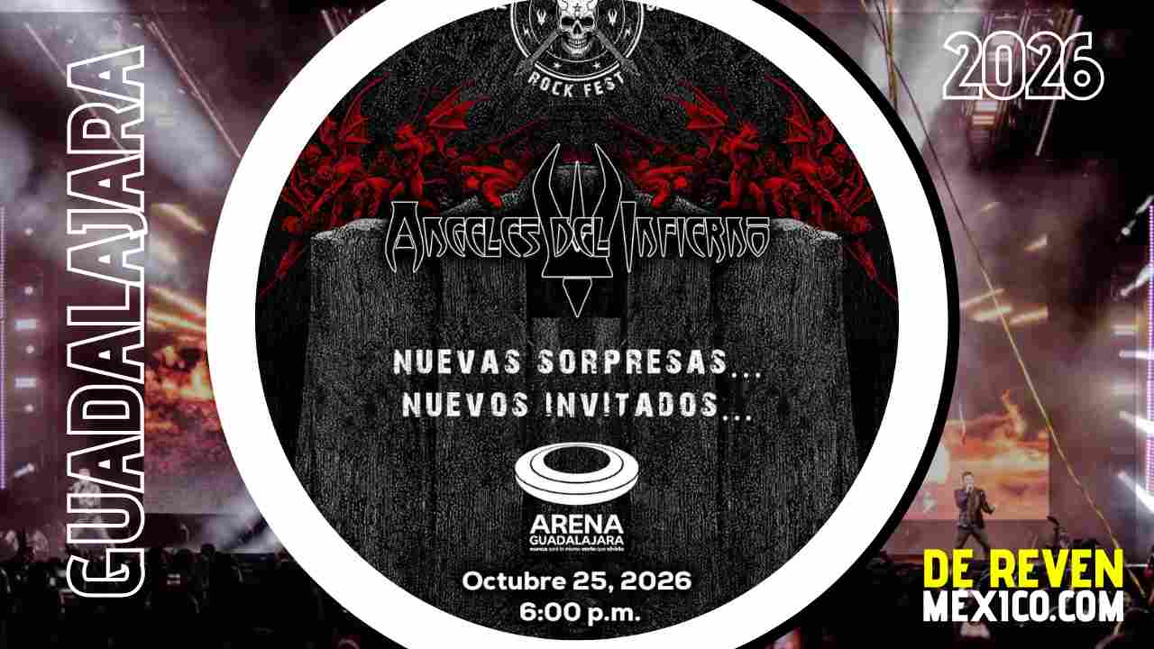 TODOS SOMOS ÁNGELES ROCK FEST GUADALAJARA 2026 ARENA GUADALAJARA