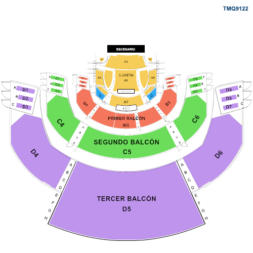 MAPA TEATRO METROPOLITANO QUERETARO