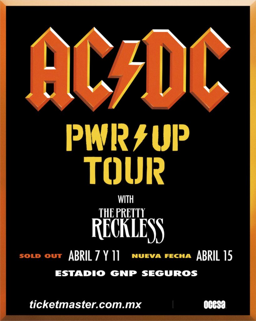 ACDC CDMX 2026 ESTADIO GNP SEGUROS