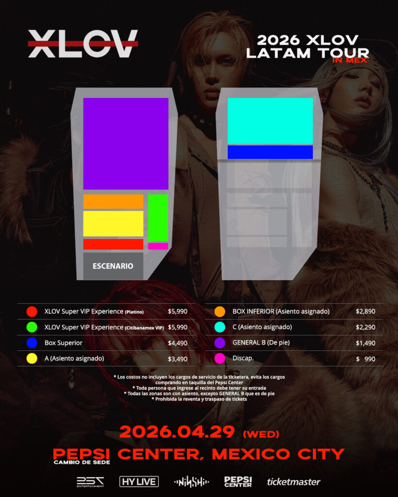PRECIOS XLOV CDMX 2026 PEPSI CENTER