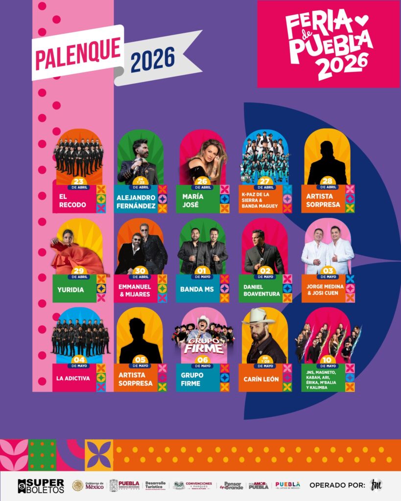 CARTELERA PALENQUE PUEBLA 2026