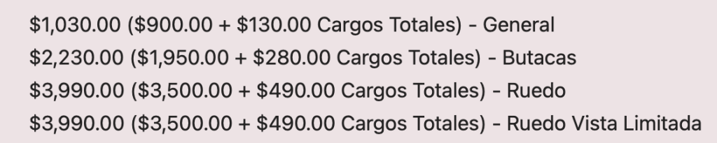 EDEN MUÑOZ CANCÚN 2026 PLAZA DE TOROS