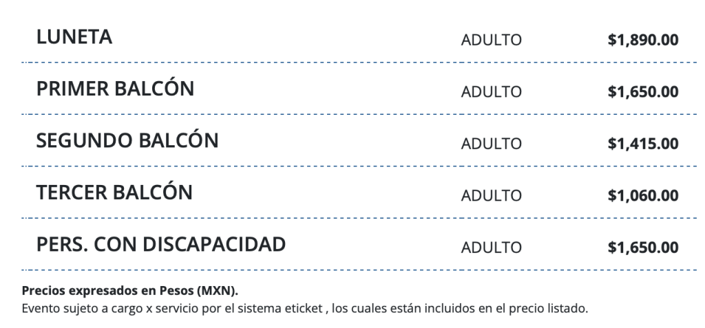 PRECIOS ED MAVERICK QUERÉTARO 2026 TEATRO METROPOLITANO