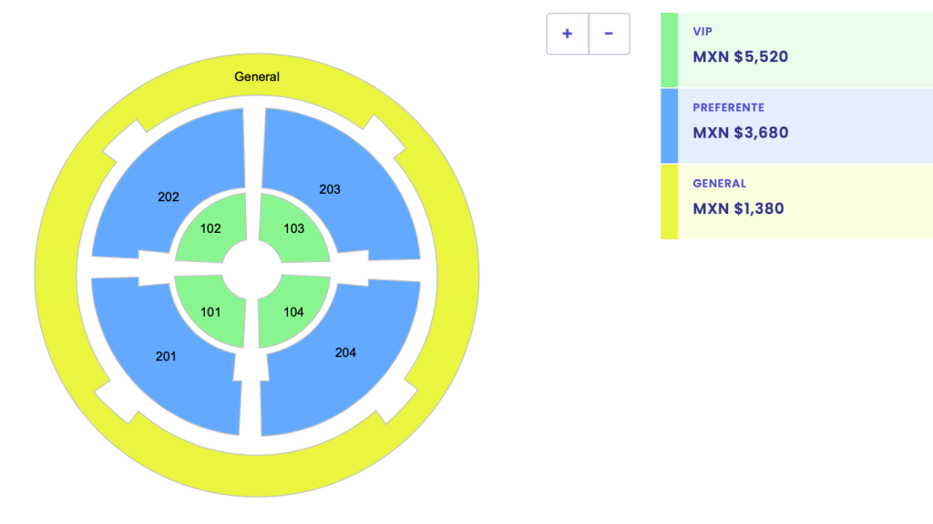 MAPA DE PRECIOS ALEJANDRO FERNÁNDEZ PALENQUE PUEBLA 2026