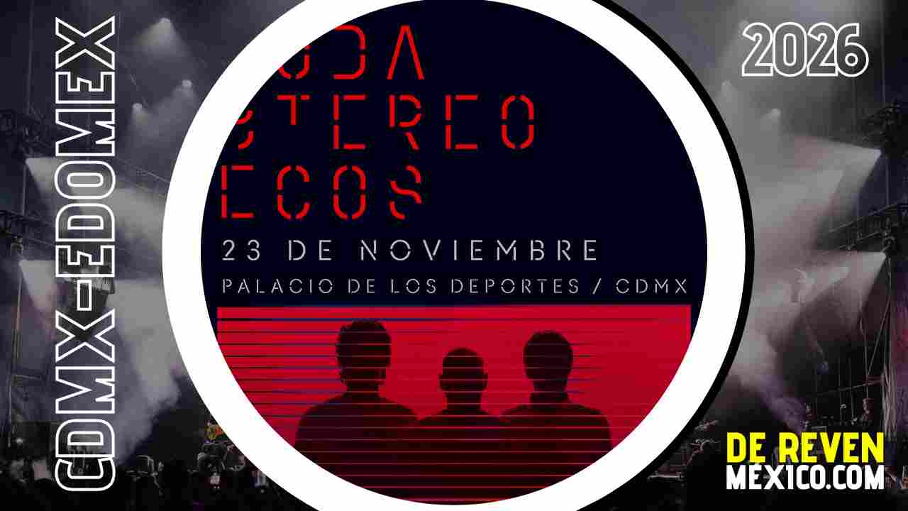 SODA STEREO CDMX 2026 PALACIO DE LOS DEPORTES