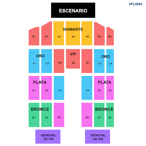 MAPA MYKE TOWERS LEÓN 2026 VELARIA DE LA FERIA