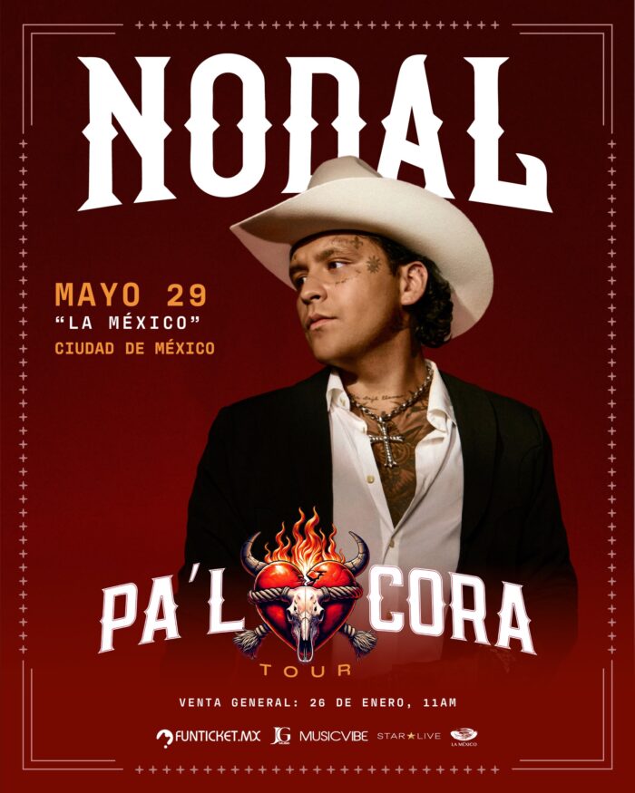 CHRISTIAN NODAL CDMX 2026 PLAZA DE TOROS LA MÉXICO