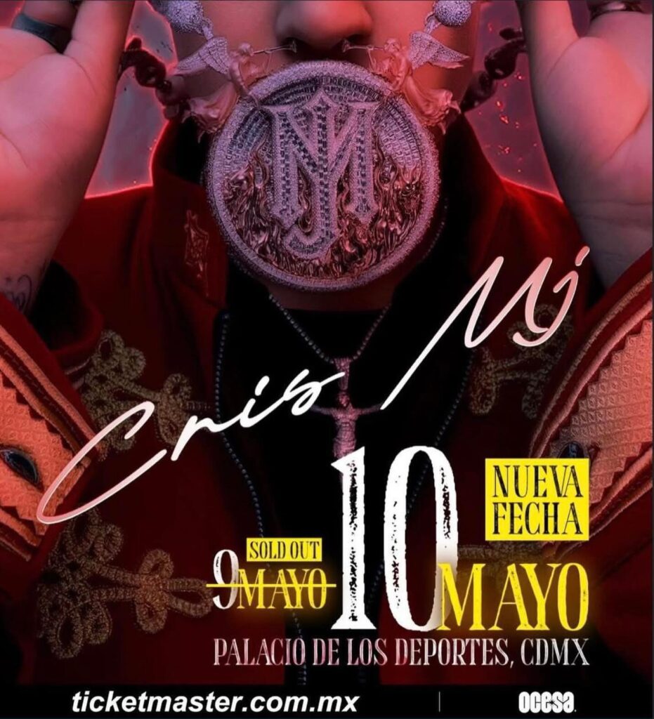CRIS MJ CDMX 2026 PALACIO DE LOS DEPORTES