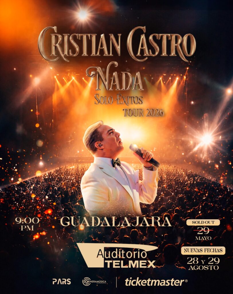 CRISTIAN CASTRO GUADALAJARA 2026 AUDITORIO TELMEX