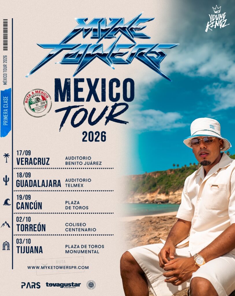 MYKE TOWERS GUADALAJARA 2026 AUDITORIO TELMEX