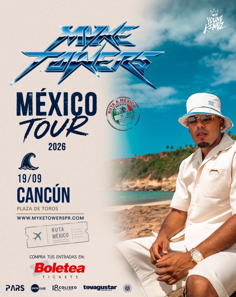 MYKE TOWERS CANCÚN 2026 PLAZA DE TOROS