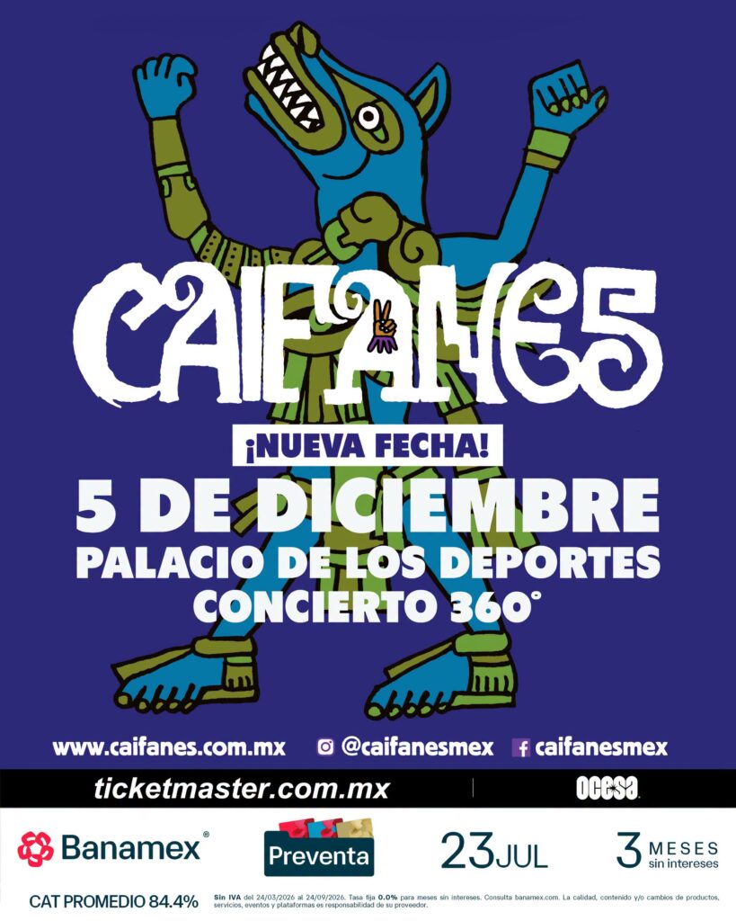 CAIFANES CDMX 2026 PALACIO DE LOS DEPORTES