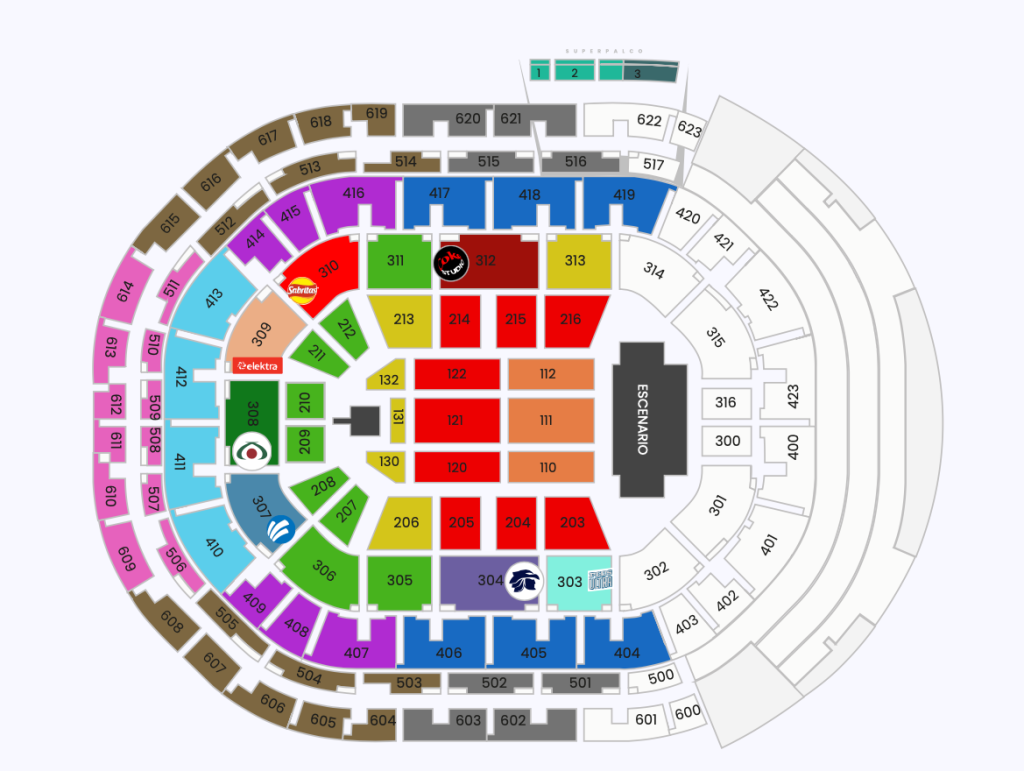 MAPA ARENA GUADALAJARA