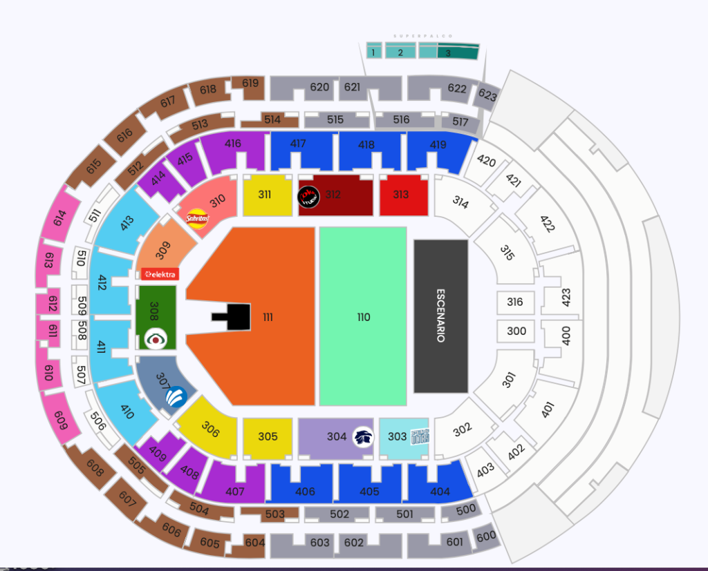 MAPA ARENA GUADALAJARA