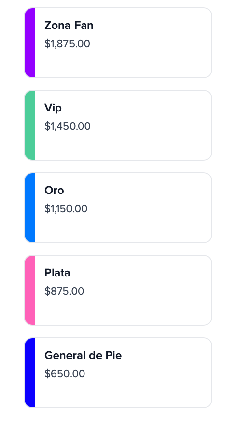 PRECIOS CAIFANES LEÓN 2026 VELARIA DE LA FERIA