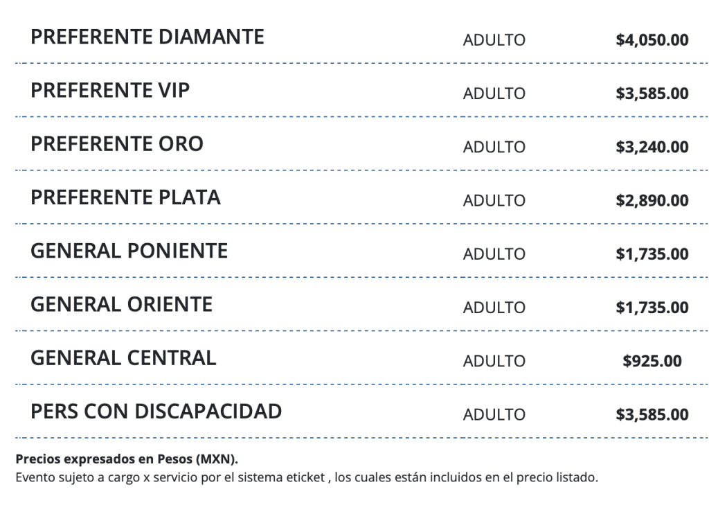 PRECIOS MIJARES SINFÓNICO QUERÉTARO 2026 AUDITORIO JOSEFA ORTÍZ