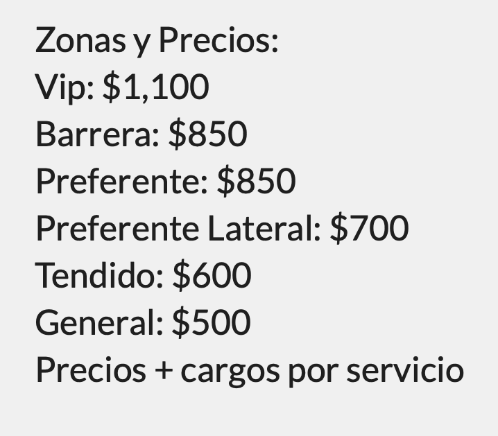 PRECIOS JULIETA VENEGAS MEXICALI 2026 PLAZA CALAFIA