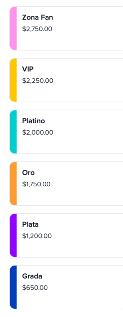 PRECIOS DUELO LEÓN 2026 PALENQUE