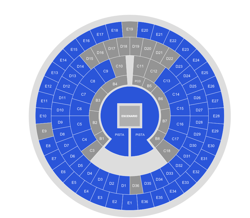 MAPA PALACIO DE LOS DEPORTES